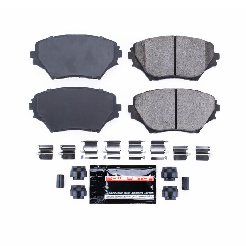 Power Stop 01-05 Toyota RAV4 Front Z23 Evolution Sport Brake Pads w/Hardware Brake Pads - Performance PowerStop