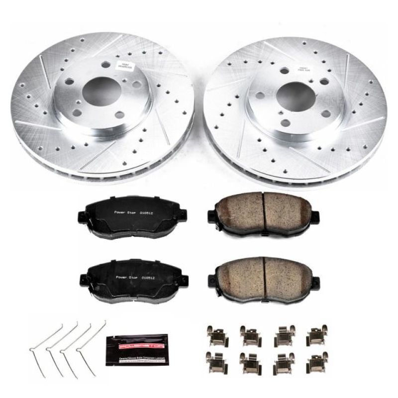 Power Stop 93-05 Lexus GS300 Front Z23 Evolution Sport Brake Kit Brake Kits - Performance D&S PowerStop