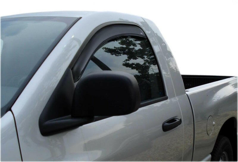 AVS 02-08 Dodge RAM 1500 Standard Cab Ventvisor In-Channel Window Deflectors 2pc - Smoke Wind Deflectors AVS