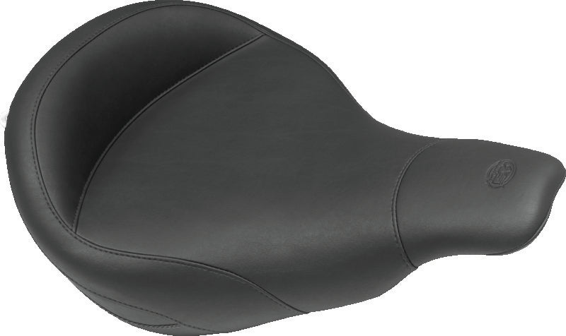Mustang 97-07 Harley Electra Glide Std, Road Glide Super Touring Solo Seat - Black Solo Motorcycle Seats Mustang Motorcycle