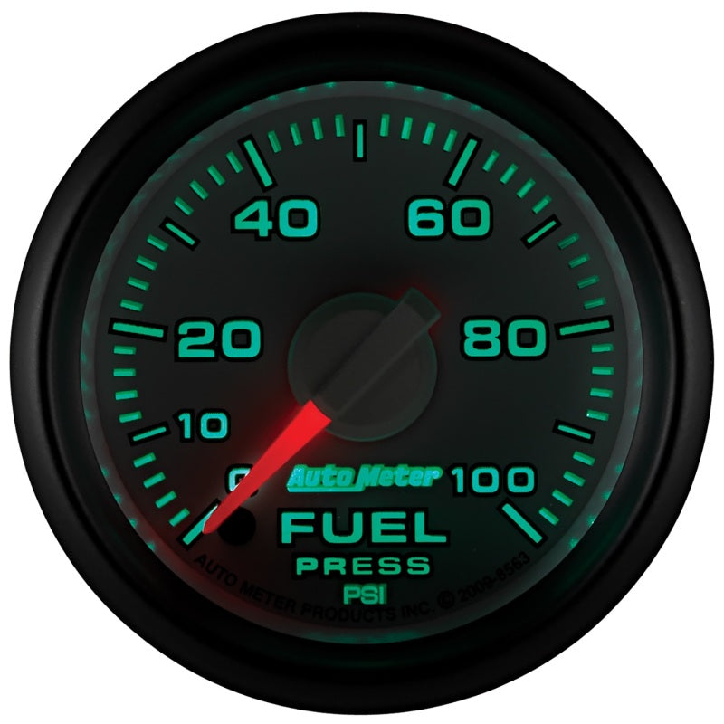 Autometer Factory Match 52.4mm Full Sweep Electronic 0-100 PSI Fuel Pressure Gauge Dodge Gauges AutoMeter