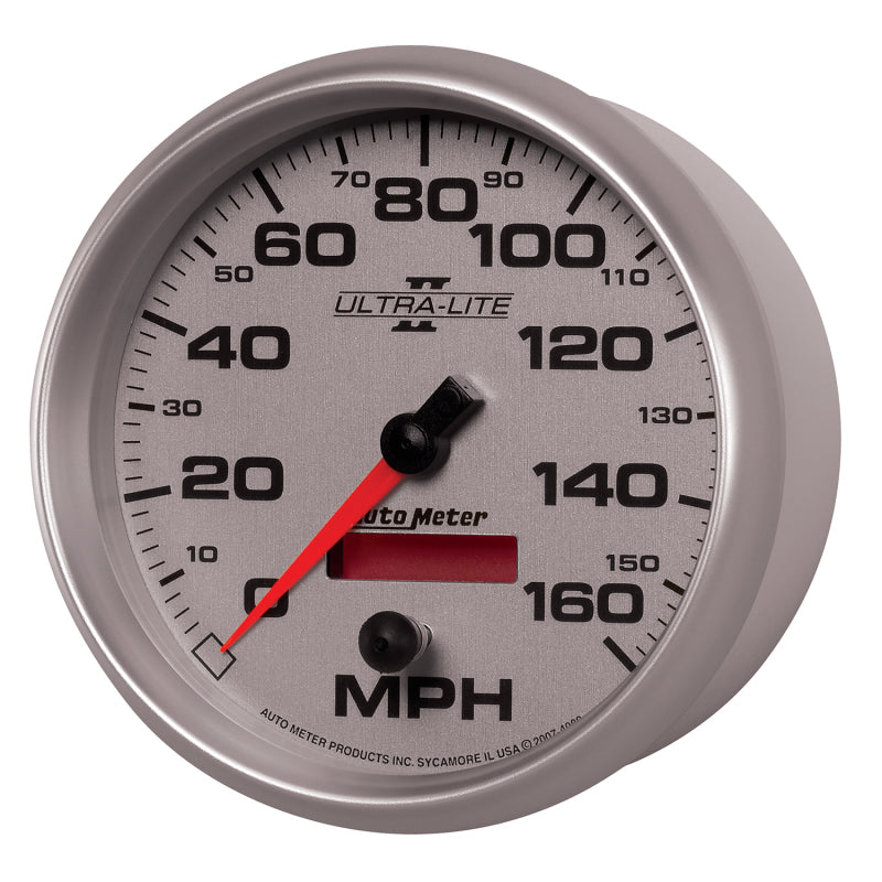 Autometer Ultra-Lite II 5 Inch 160 MPH FSE Programmable Speedometer Gauges AutoMeter