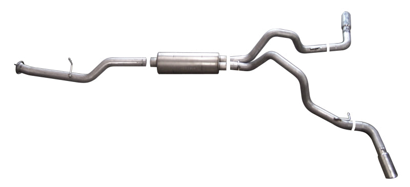 Gibson 15-19 GMC Sierra 2500 HD Base 6.0L 3.5in/3in Cat-Back Dual Extreme Exhaust - Stainless Catback Gibson