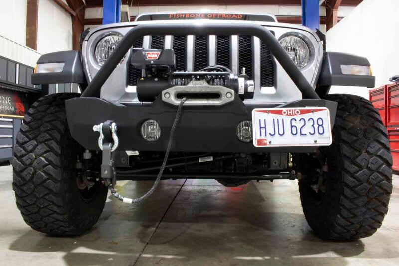 Fishbone Offroad 2018+ Jeep Wrangler JL Mako Front Bumper Bumpers - Steel Fishbone Offroad