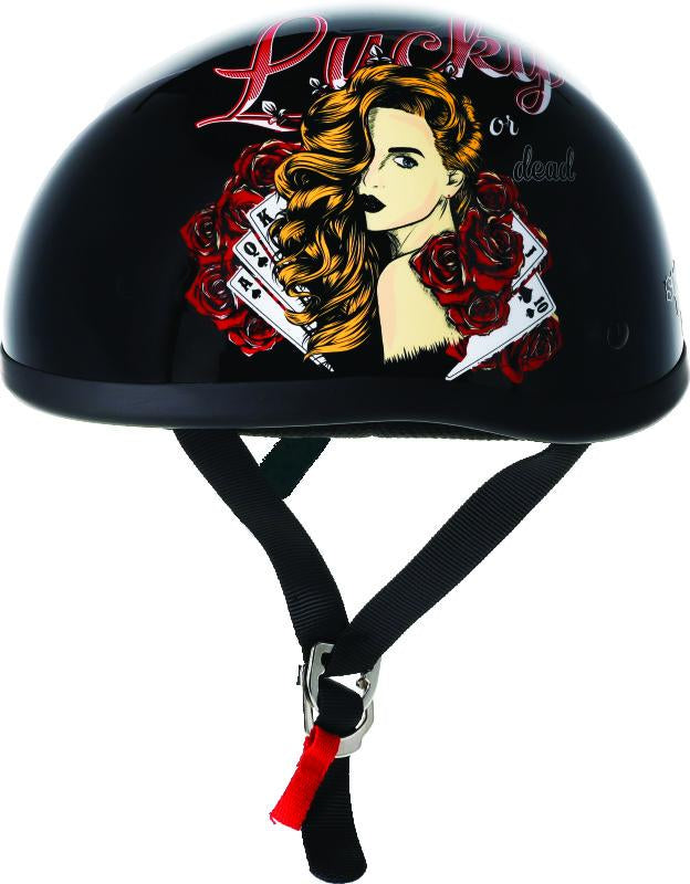 Skid Lids Lucky Lady Original Helmet - 2XL Skid Lids Lucky Lady Original Helmet - 2XL
