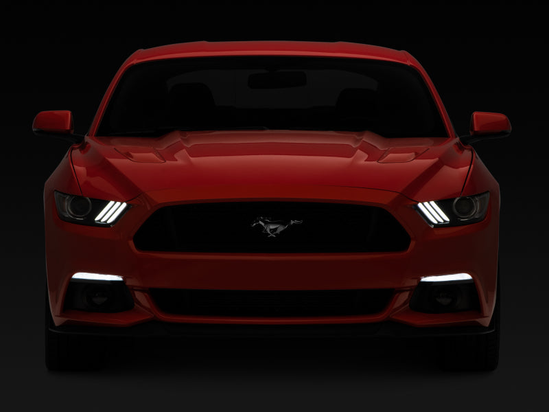 Raxiom 15-17 Ford Mustang Axial Series LED Sequential Turn Signals (Smoked) Headlights Raxiom