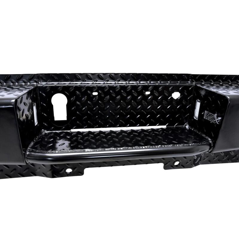 Westin 11-16 Ford F-250/350 HDX Bandit Rear Bumper - Black Bumpers - Steel Westin