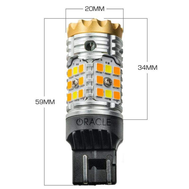 Oracle 7443-CK LED Switchback High Output Can-Bus LED Bulbs - Amber/White Switchback Bulbs ORACLE Lighting