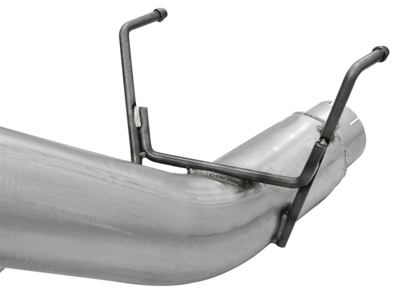 aFe Atlas 5in DPF-Back Aluminized Steel Exh Dodge RAM Diesel 13-14 L6-6.7L Mega Cab w/ Black Tip DPF Back aFe