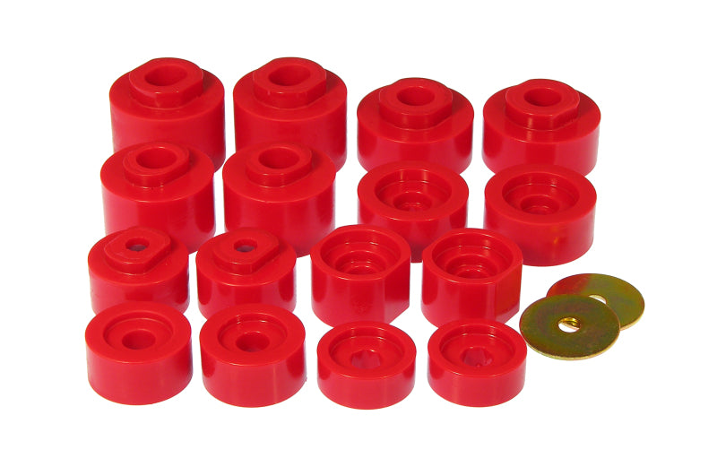 Prothane 01-05 Ford Explorer Sport Track Cab Mounts - Red Bushing Kits Prothane