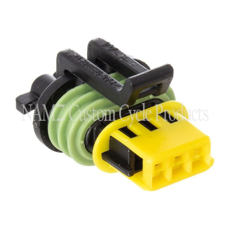 NAMZ 06-23 V-Twin Delphi OEM Speedometer Sensor/Siren Connector w/Terminals (HD 72064-06) Wiring Connectors NAMZ