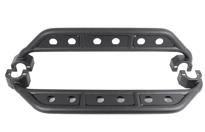 Fishbone Offroad 07-18 Jeep Wrangler JK 2 Door Steel Side Steps - Black Textured Powdercoat Side Steps Fishbone Offroad