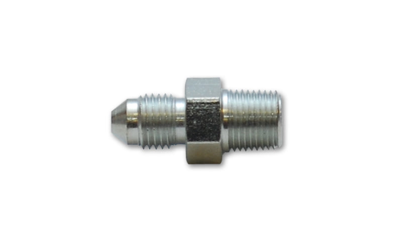 Vibrant -3AN to 1/8in NPT Straight Adapter Fitting - Steel Fittings Vibrant