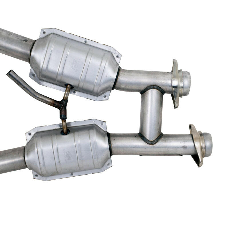 BBK 94-95 Mustang 5.0 High Flow H Pipe With Catalytic Converters - 2-1/2 Downpipe Back BBK