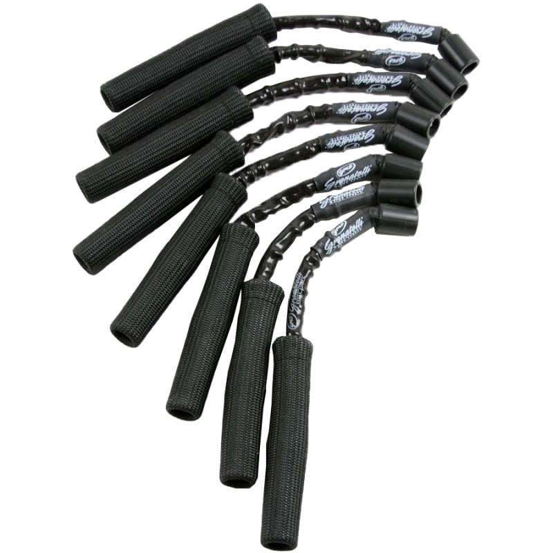 Granatelli 99-23 GM Truck V8 Perf Coil-Near-Plug Wire Conn Kit w/9in Lead/Black Jacket/Sleeve Spark Plug Wire Sets Granatelli Motor Sports