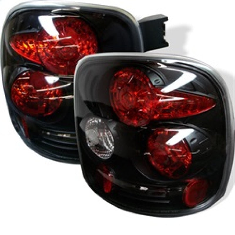 Spyder Chevy Silverado Stepside 99-04 Euro Style Tail Lights Black ALT-YD-CS99STS-BK Tail Lights SPYDER