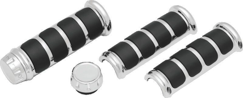 Kuryakyn ISO Grips For Heated Grips Chrome Grips Kuryakyn