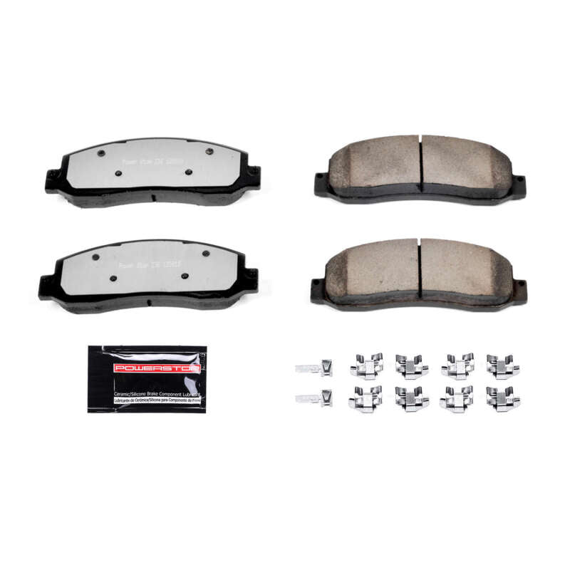 Power Stop 05-08 Ford F-250 Super Duty Front Z36 Truck & Tow Brake Pads w/Hardware Brake Pads - Performance PowerStop