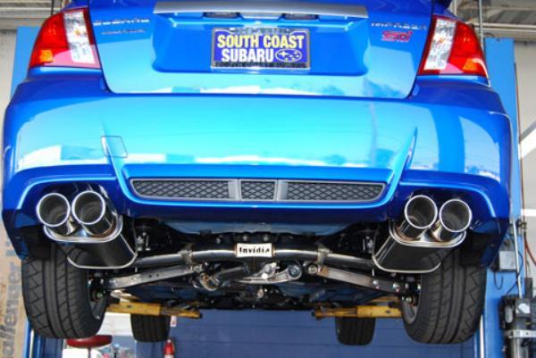Invidia 11+ STI/WRX Sedan Only 76mm Q300 Stainless Steel Tip Cat-back Exhaust Catback Invidia