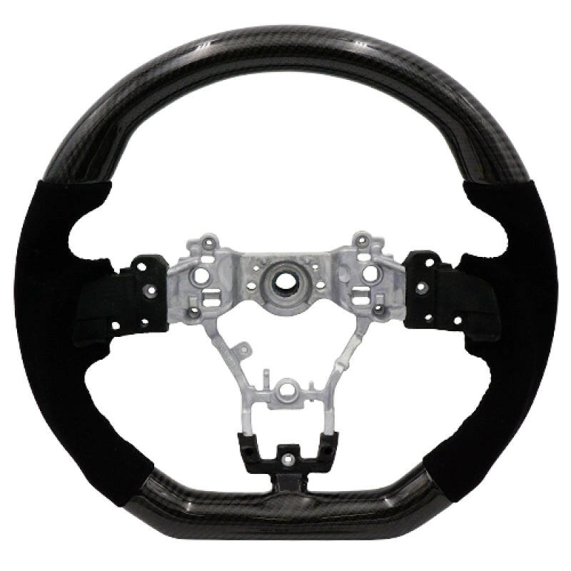 BLOX Racing 15-21 Subaru Carbon/Alcantara Steering Wheel Black Stitching Steering Wheels BLOX Racing