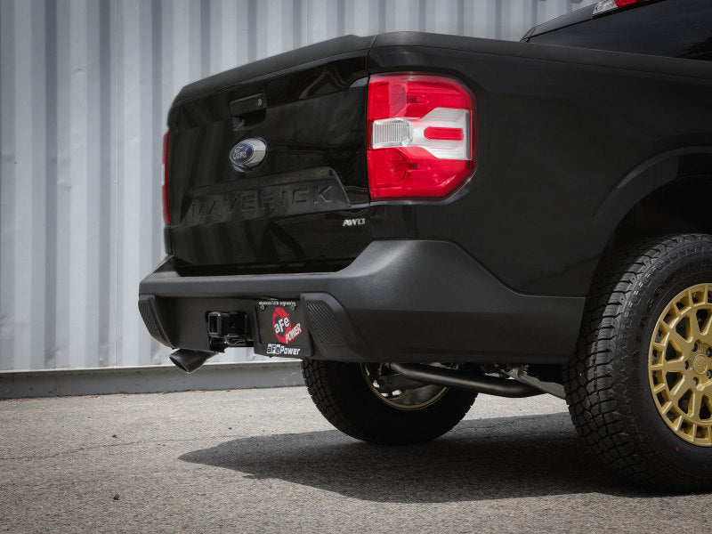 aFe 22-23 Ford Maverick EcoBoost L4 2.0L(t) Vulcan Series 2-1/2in 304 SS Cat-Back w/ Black Tip Catback aFe