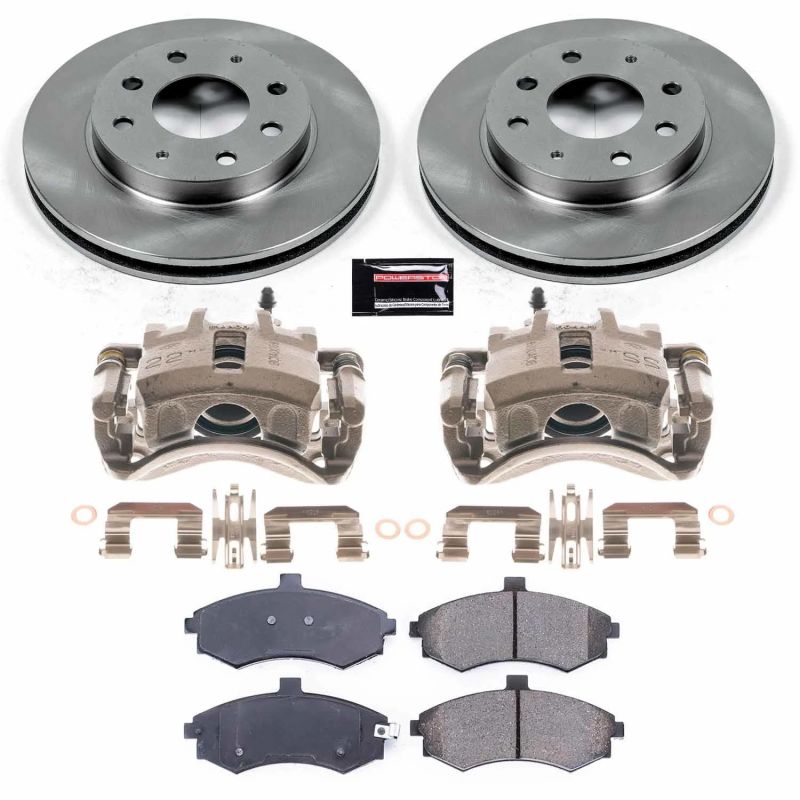 Power Stop 03-05 Hyundai Elantra Front Autospecialty Brake Kit w/Calipers Brake Kits - OE PowerStop