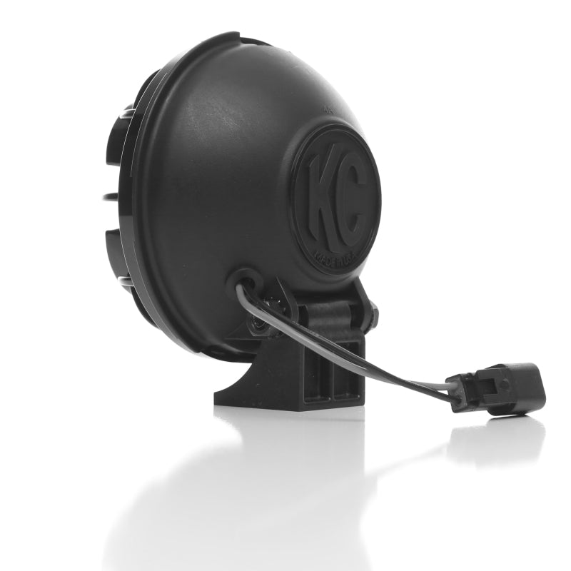 KC HiLiTES Apollo Pro 5in. Halogen Light 55w Spread Beam (Pair Pack System) - Black Light Bars & Cubes KC HiLiTES