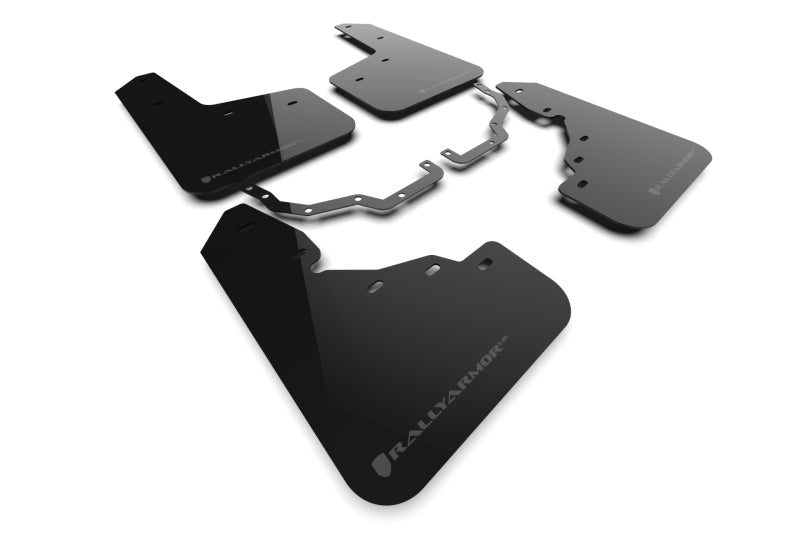 Rally Armor 22-25 Toyota Land Cruiser Black UR Mud Flap Dark Grey Logo Mud Flaps Rally Armor