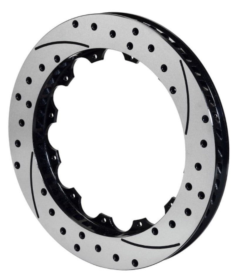 Wilwood Rotor-SRP48 SPC-37-RH-BLK-Drill 12.44 x 1.19 - 12 on 7.00in Brake Rotors - 2 Piece Wilwood