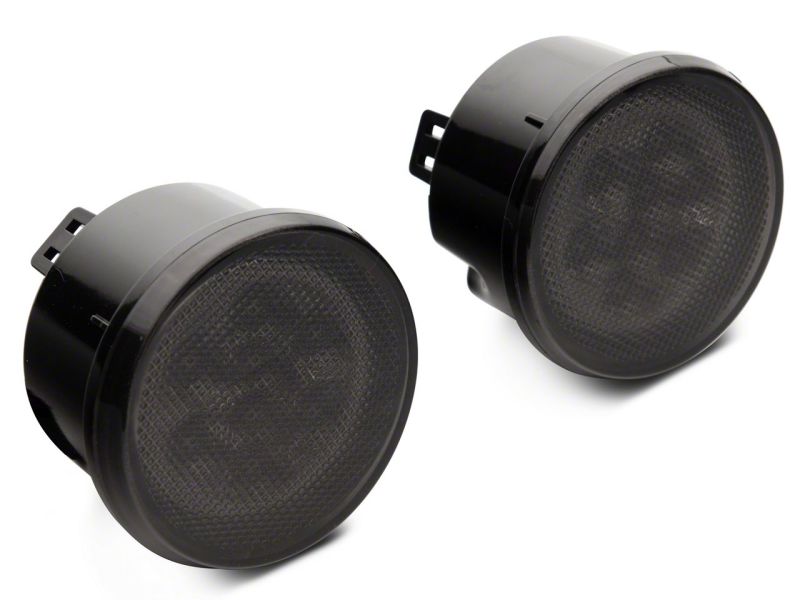 Raxiom 07-18 Jeep Wrangler JK Axial Series LED Turn Signals- Smoked Lights Corner Raxiom