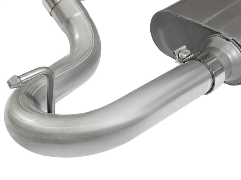 aFe Scorpion 2-1/2in Aluminized Steel Cat Back Exhaust 07-17 Jeep Wrangler V6-3.6/3.8L (4 Dr) Catback aFe