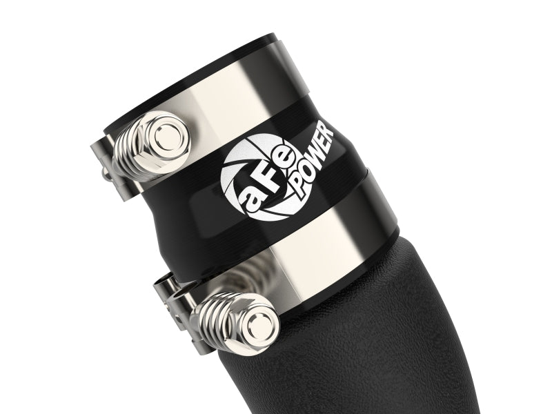 aFe 16-19 RAM 1500 V6 3.0L (TD) BladeRunner 3in Aluminum Hot Charge Pipe - Black Intercoolers aFe