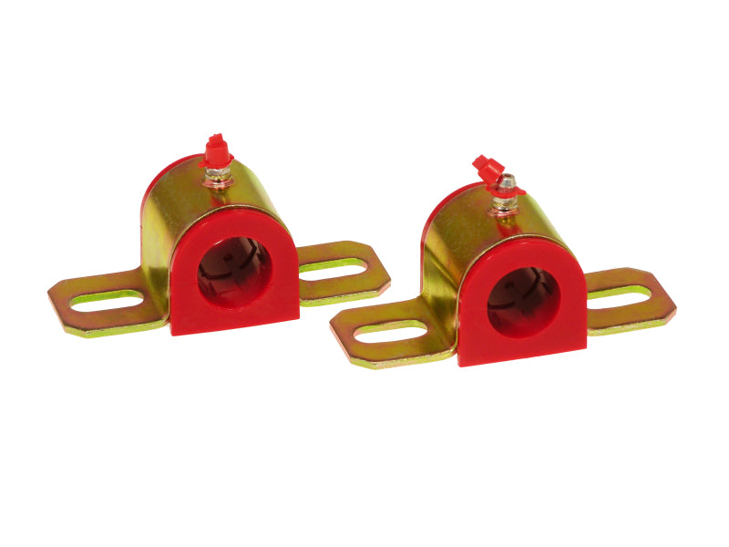 Prothane Universal Greasable Sway Bar Bushings - 26MM - Type B Bracket - Red Sway Bar Bushings Prothane