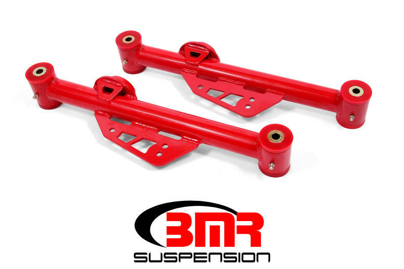 BMR 79-98 Fox Mustang Non-Adj. Lower Control Arms (Polyurethane) - Red Control Arms BMR Suspension
