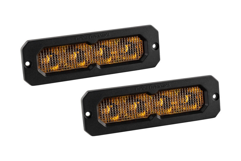 Diode Dynamics SS6 Max Yellow Combo Flush ABL (pair) 3000K Light Bars & Cubes Diode Dynamics