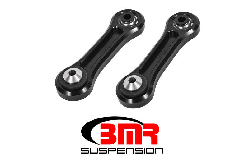 BMR 15-17 S550 Mustang Rear Lower Control Arms Vertical Link (Delrin/Bearing) - Black Suspension Arms & Components BMR Suspension