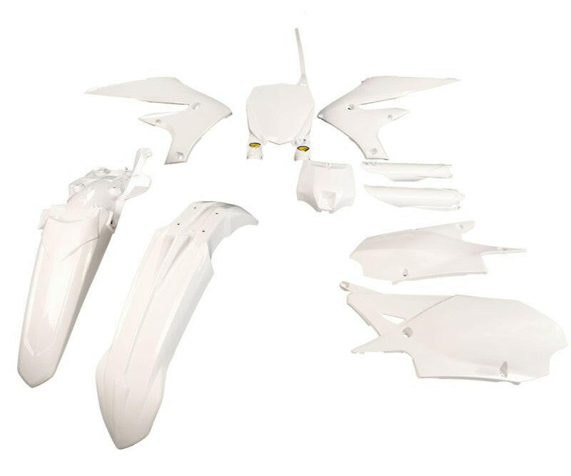 Cycra 18+ Yamaha YZ250F-450F/FX Powerflow Body Kit - White Plastics Cycra