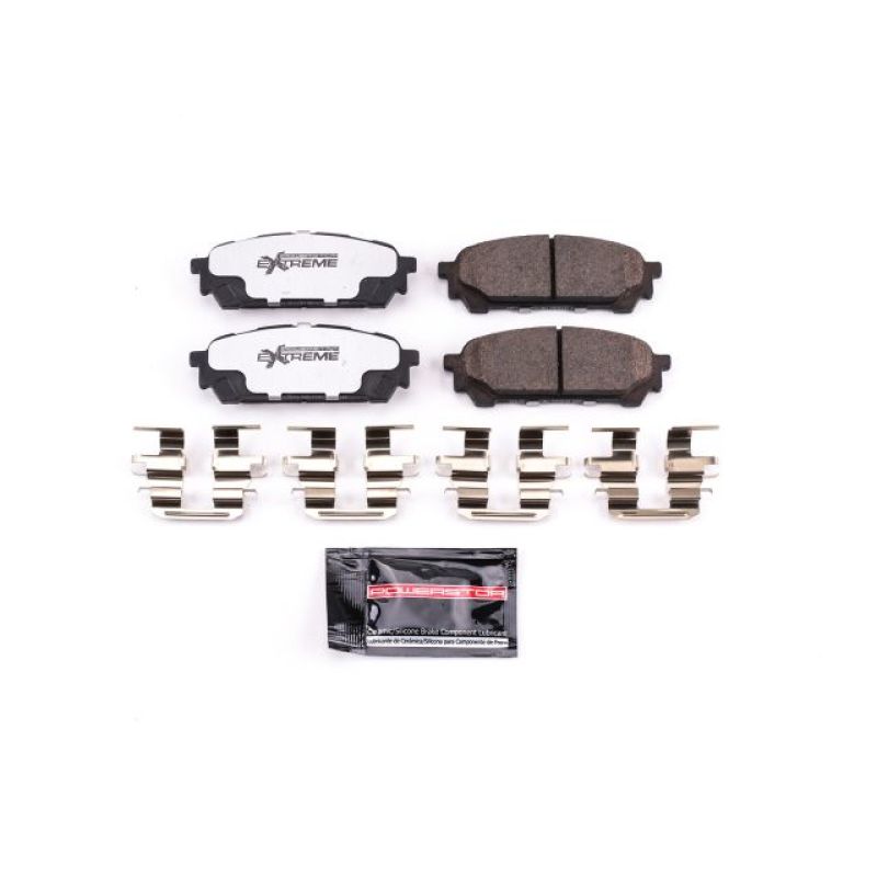 Power Stop 05-06 Saab 9-2X Rear Z26 Extreme Street Brake Pads w/Hardware Brake Pads - Performance PowerStop