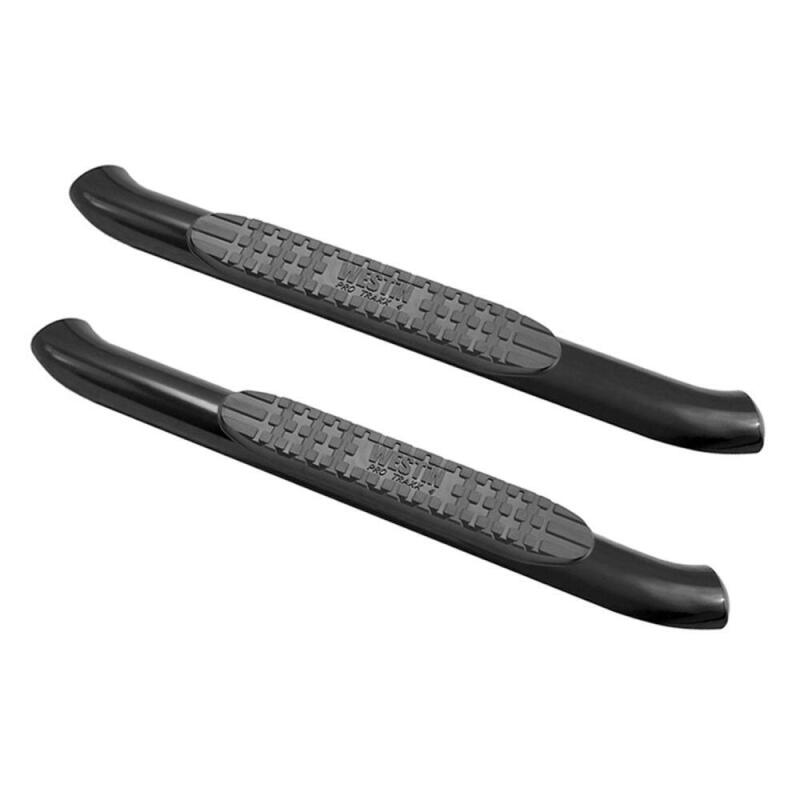 Westin 18-20 Jeep Wrangler JL 2DR PRO TRAXX 4 Oval Nerf Step Bars - Textured Black Nerf Bars Westin
