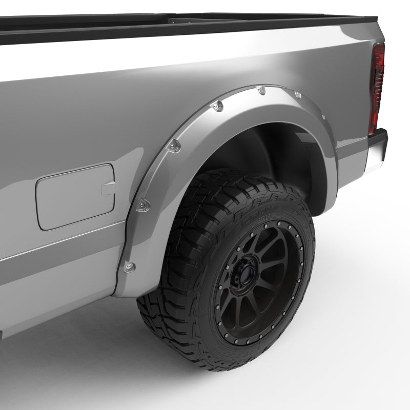 EGR 2017 Ford Super Duty Bolt-On Look Color Match Fender Flares - Set - Ingot Silver Fender Flares EGR