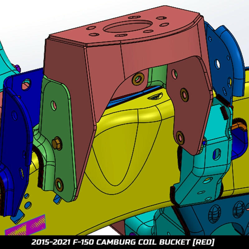 Camburg 15-21 Ford F-150 4wd Raptor Conversion Coil Bucket Kit Coilover Springs Camburg