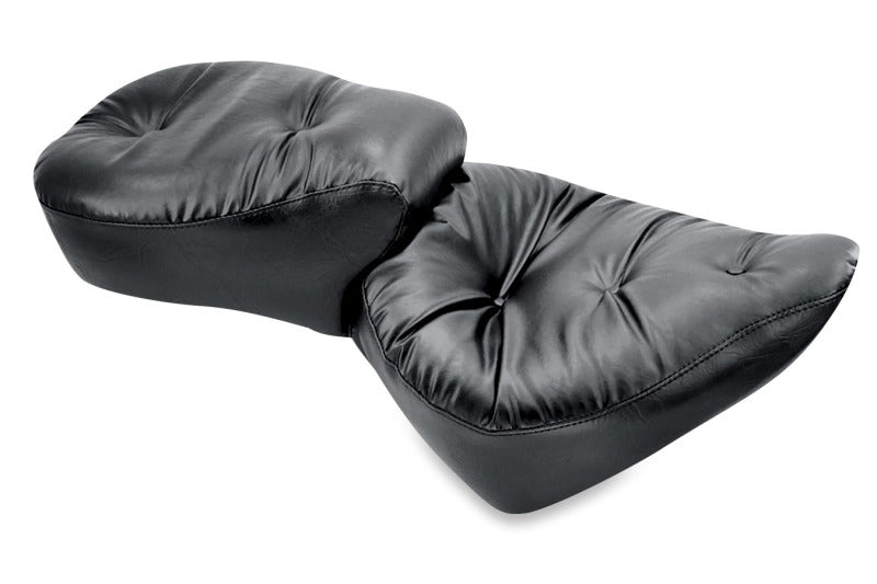 Mustang 84-06 Harley Standard Rear Tire Wide Touring 1PC Seat Regal- Black One-Piece Motorcycle Seats Mustang Motorcycle