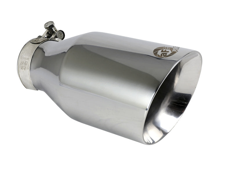 aFe MACH Force-Xp Universal Exhaust Tip 2-1/2 IN Inlet x 4-1/2 IN Outlet x 9 IN L Tips aFe