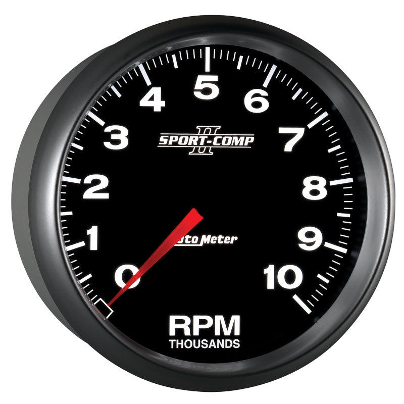 Autometer Sport-Comp II 5 inch 0-10000 RPM In Dash Tachometer Gauges AutoMeter