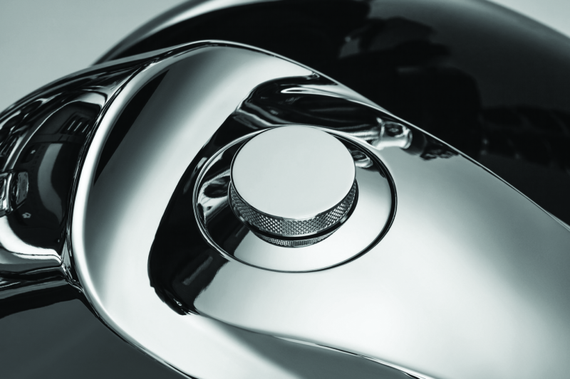 Kuryakyn Flush Mount Pop Up Gas Cap Chrome Fuel Caps Kuryakyn