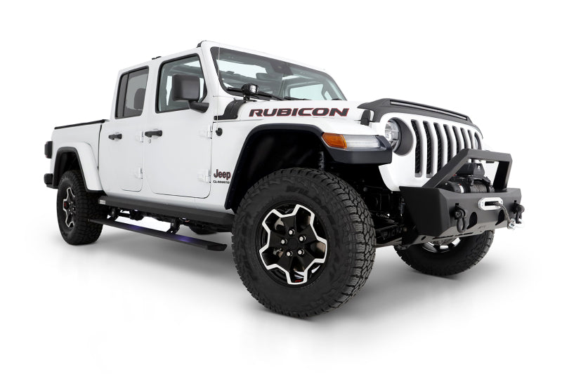 AMP Research 20-24 Jeep JT Gladiator (Launch/Overlnd/Rubicon/Sport/Sport S) PowerStep XL - Black Running Boards AMP Research