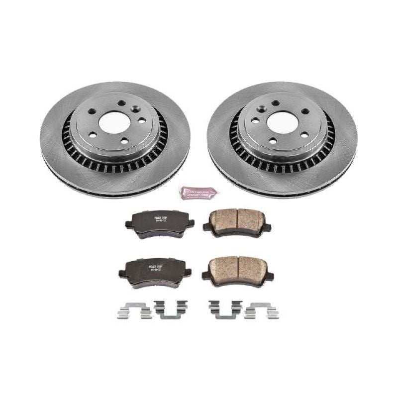Power Stop 10-17 Volvo XC60 Rear Autospecialty Brake Kit Brake Kits - OE PowerStop