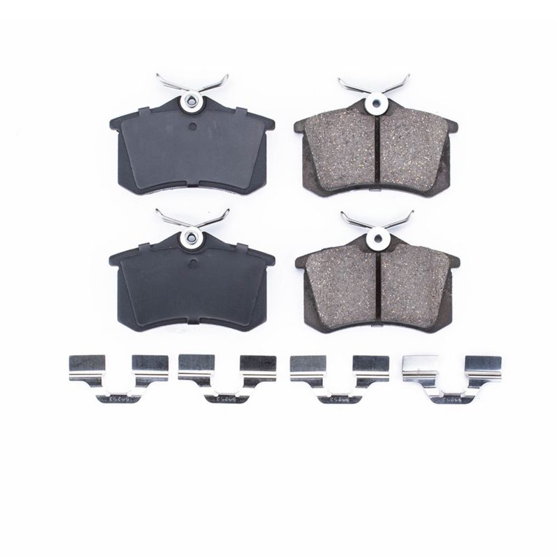 Power Stop 10-13 Audi A3 Rear Z17 Evolution Ceramic Brake Pads w/Hardware Brake Pads - OE PowerStop