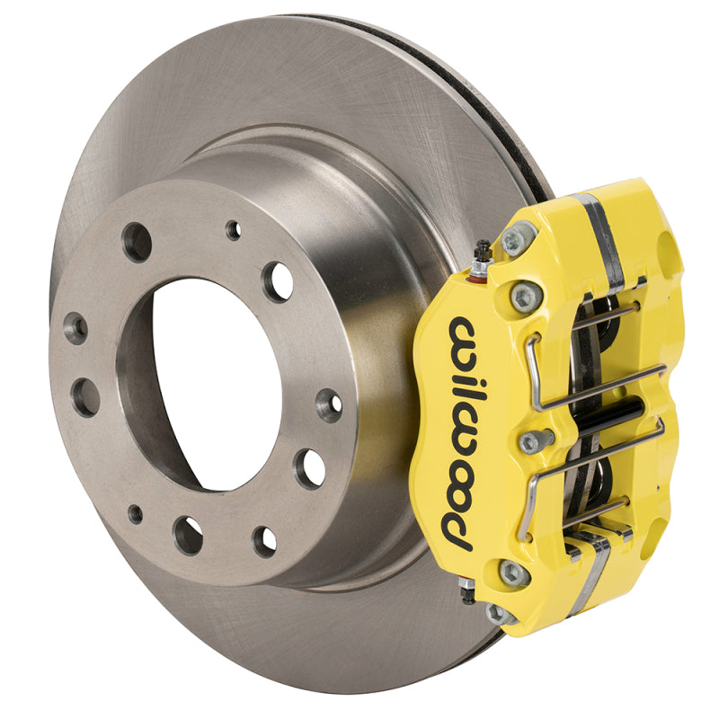 Wilwood kit rear NDPR PORS 911 1969-83 11.42X.80 rotor yellow W/LINES Big Brake Kits Wilwood