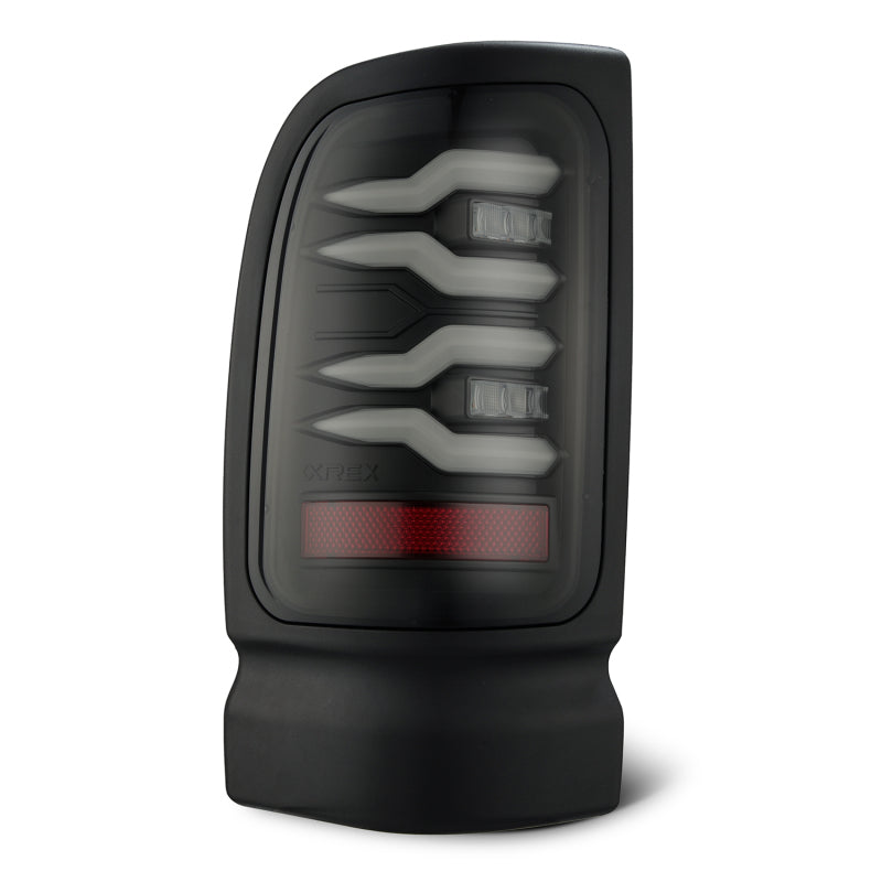 AlphaRex 94-01 Dodge Ram 1500/2500/3500 LUXX-Series LED Tail Lights - Black Tail Lights AlphaRex